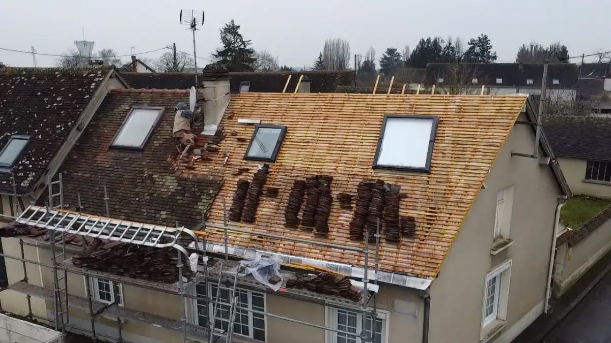 Chantier toiture neuve - Weiss Compagnon Couverture