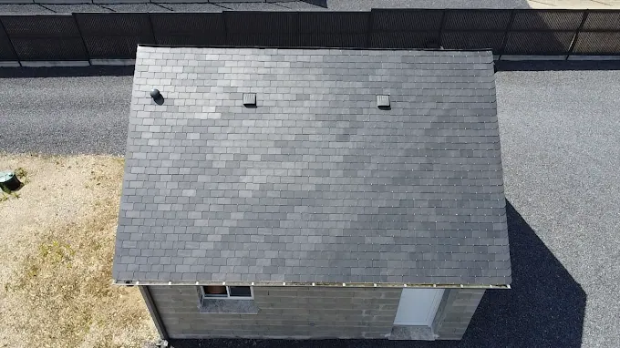 Toiture vue du drone - Weiss Compagnon Couverture